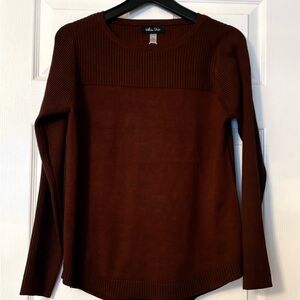 Melissa Paige Brown Crew Neck Sweater